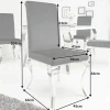 Riess-Ambiente Stühle|Samt Möbel > Eleganter Stuhl MODERN BAROCK schwarz Samt Stuhlbeine aus Edelstahl