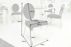 Riess-Ambiente Stühle|Samt Möbel ><noscript><img width=