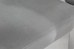 Riess-Ambiente Stühle|Samt Möbel > Eleganter Stuhl MODERN BAROCK edel-grau Samt mit Armlehnen und Zierknöpfen