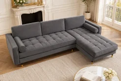 Riess-Ambiente Samt Möbel|Ecksofa ><noscript><img width=