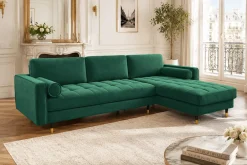 Riess-Ambiente Samt Möbel|Ecksofa ><noscript><img width=