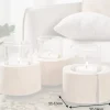 Riess-Ambiente Mehr...|Mehr... > Elegantes 3er Set Windlicht LIMOTION Teakholz Outdoor Teelicht Kerzenhalter