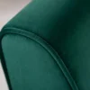 Riess-Ambiente Goldene Möbel|Sitzbänke > Elegante Sitzbank SCARLETT 90cm smaragdgrün Samt mit Armlehnen