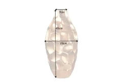 Riess-Ambiente Dekoration|Vasen > Elegante Vase ORGANIC ORIENT 45cm gold Hammerschlag Design