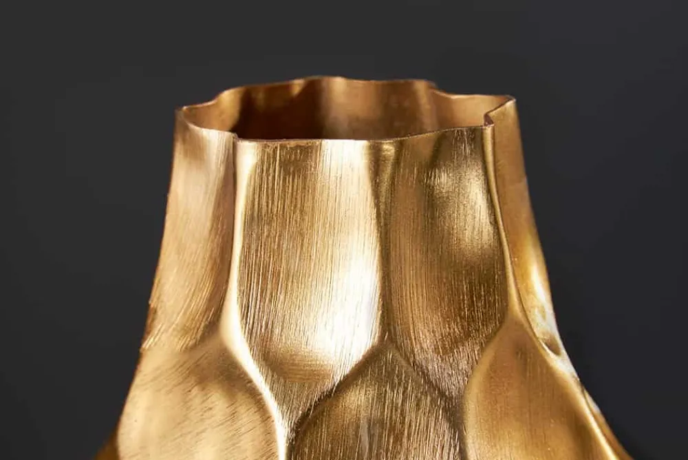Riess-Ambiente Dekoration|Vasen > Elegante Vase ORGANIC ORIENT 45cm gold Hammerschlag Design