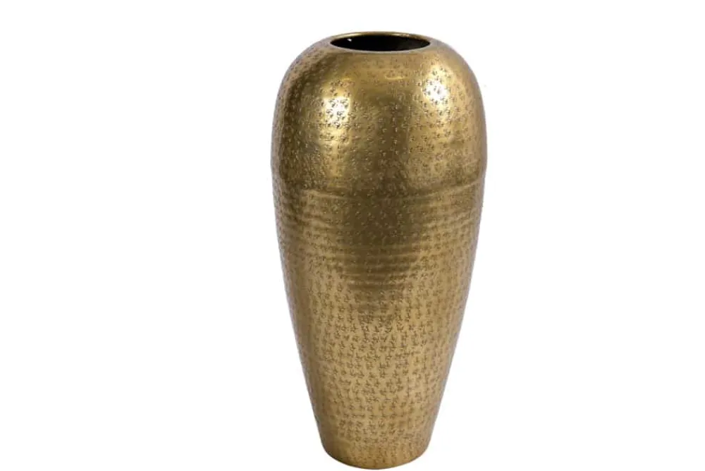 Riess-Ambiente Dekoration|Goldene Möbel > Elegante Vase ORIENTAL 50cm gold im Wild Hammerschlag Design