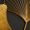 Riess-Ambiente Goldene Möbel|Wanddekoration > Elegante Wanddeko 3er Set GINKGO 40cm gold in filigraner Blattform