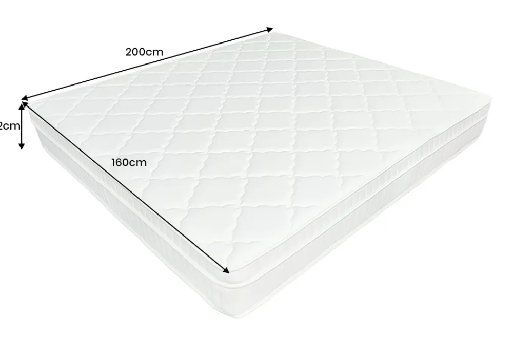 Riess-Ambiente Polsterbetten|Matratzen & Topper > Ergonomische Matratze mit Topper CLOUD FLEX 160x200cm Tonnentaschenfederkern 7-Zonen