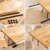 Riess-Ambiente Esstische|Mehr... > 2er Set Ansteckplatten WILD OAK 50cm natur Wildeiche geölt Massivholz Esstisch Verlängerung Baumkante