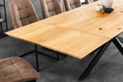 Riess-Ambiente Esstische|Mehr... > 2er Set Ansteckplatten WILD OAK 50cm natur Wildeiche Verlängerung Schweizer Kante