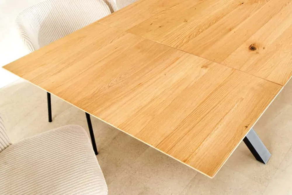 Riess-Ambiente Esstische|Mehr... > 2er Set Ansteckplatten WILD OAK 50cm natur Wildeiche Verlängerung Schweizer Kante