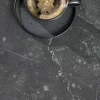 Riess-Ambiente Beistelltische > 2er Set Beistelltisch ELEGANCE 45cm schwarz Marmor-Design Metallgestell rund