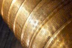Riess-Ambiente Dekoration|Goldene Möbel > 3er Set Blumentopf ORIENT 25/20/15cm Metall gold Hammerschlag Design