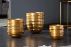 Riess-Ambiente Dekoration|Goldene Möbel ><noscript><img width=