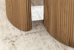 Riess-Ambiente Skandinavisch|Couchtische & Truhen > 2er Set Couchtische OSAKA 120cm weiß Marmor Keramik natur Eiche