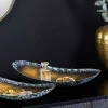 Riess-Ambiente Goldene Möbel|Schalen > 2er Set Deko Schalen ORIENT 45cm gold Hammerschlag Design mit Patina