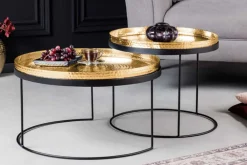 Riess-Ambiente Goldene Möbel|Couchtische & Truhen ><noscript><img width=