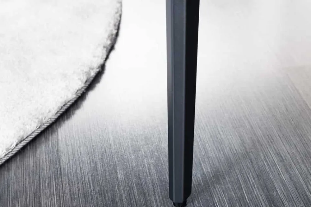 Riess-Ambiente Esstische > Esstisch MILANO 160cm weiß Marmor Keramik schwarzes Metallgestell