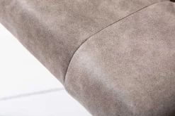 Riess-Ambiente Retro Möbel|Industrial Loft > Exklusiver Design Stuhl LOFT Microfaser vintage taupe mit Armlehne