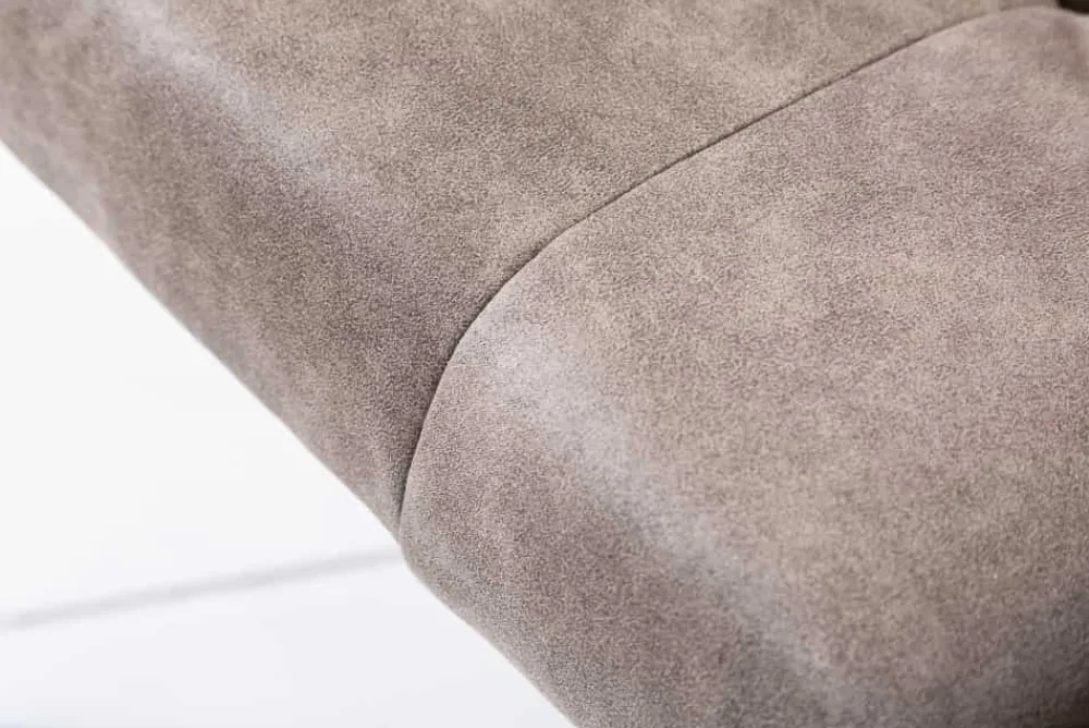 Riess-Ambiente Retro Möbel|Industrial Loft > Exklusiver Design Stuhl LOFT Microfaser vintage taupe mit Armlehne