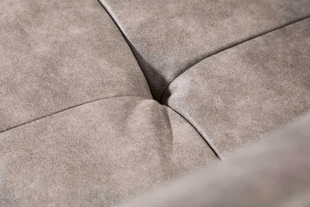 Riess-Ambiente Retro Möbel|Industrial Loft > Exklusiver Design Stuhl LOFT Microfaser vintage taupe mit Armlehne