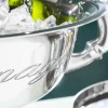 Riess-Ambiente Dekoration > Exklusiver Sektkühler CHAMPAGNE 65cm silber poliert Flaschenkühler