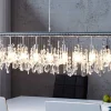 Riess-Ambiente Hängelampen > Extravagante Hängelampe DIAMONDS XL 120cm Kristall Lampe mit 9 Leuchten