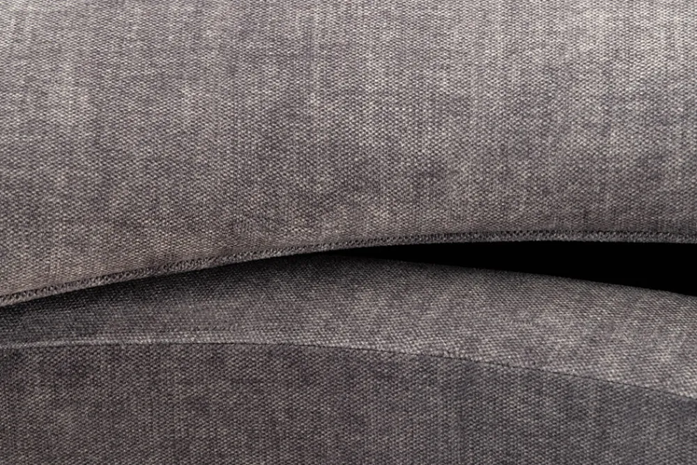 Riess-Ambiente Skandinavisch|Sitzbänke > Extravagante Polsterbank ELEMENTAL 120cm graphit grau Samt Stauraum organische Form