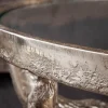 Riess-Ambiente Couchtische & Truhen > Extravaganter Couchtisch MATADOR 56cm bronze Stierkopf mit Glasplatte