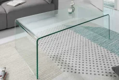 Riess-Ambiente Couchtische & Truhen > Extravaganter Glas Couchtisch FANTOME 110cm transparent