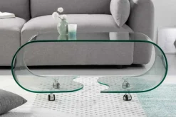 Riess-Ambiente Couchtische & Truhen > Extravaganter Glas Couchtisch FANTOME 90cm transparent