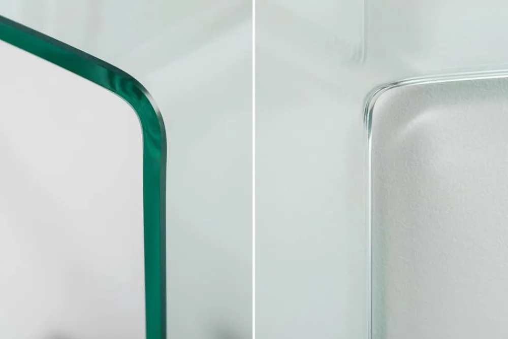 Riess-Ambiente Konsolentische|Bürotische > Extravaganter Glas Konsolentisch FANTOME 100cm transparent Schreibtisch Ganzglastisch
