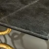 Riess-Ambiente Goldene Möbel|Konsolentische > Extravaganter Konsolentisch WILDLIFE SNAKE 115cm schwarz gold Marmor Schlange Skulptur