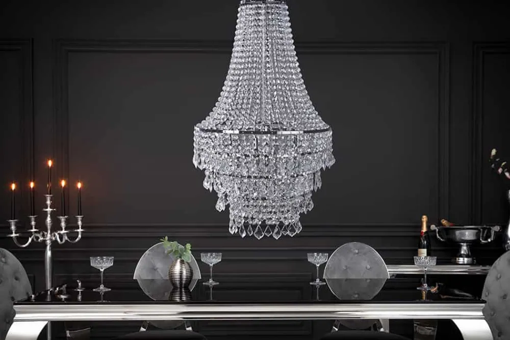 Riess-Ambiente Hängelampen|Kronleuchter & Lüster > Extravaganter Kronleuchter ROYAL XL 105cm Hängelampe Barock
