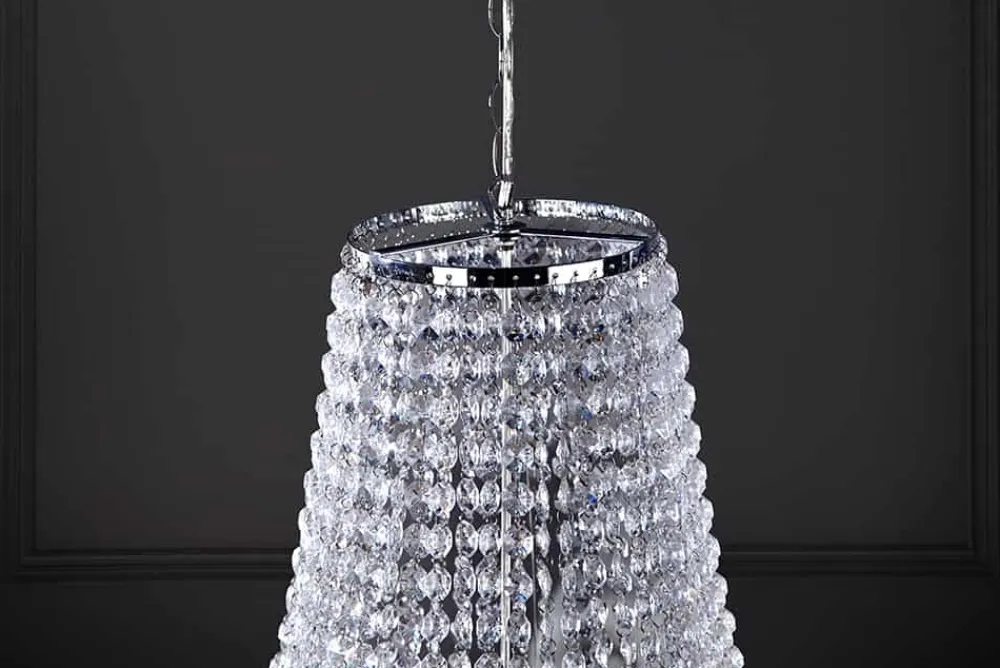 Riess-Ambiente Hängelampen|Kronleuchter & Lüster > Extravaganter Kronleuchter ROYAL XL 105cm Hängelampe Barock