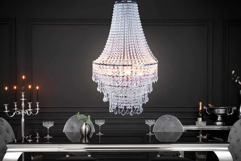 Riess-Ambiente Hängelampen|Kronleuchter & Lüster > Extravaganter Kronleuchter ROYAL XL 105cm Hängelampe Barock