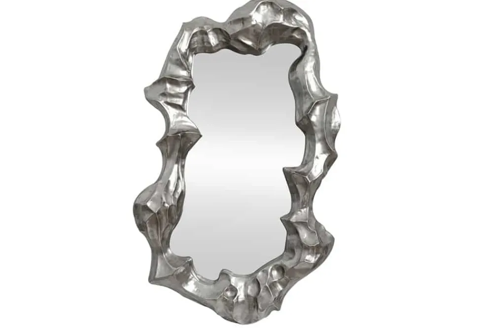 Riess-Ambiente Spiegel > Extravaganter Wandspiegel VENETIA 150cm silber variable Aufhängung