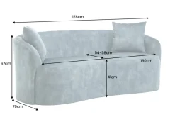 Riess-Ambiente 2-Sitzer Sofa ><noscript><img width=