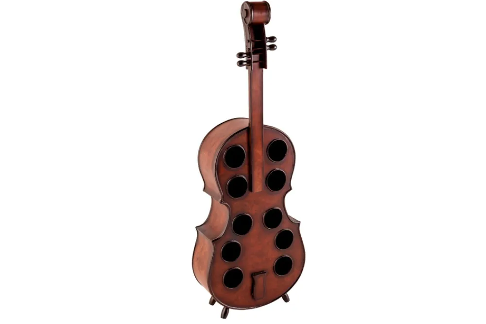 Riess-Ambiente Mehr...|Massivholzregale > Extravagantes Weinregal CELLO 133cm braun Tannenholz für 10 Flaschen