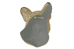 Riess-Ambiente Wanddekoration > Extravagante Wanddekoration FRENCH BULLDOG 25cm mehrfarbig handmade