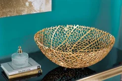 Riess-Ambiente Goldene Möbel|Schalen ><noscript><img width=