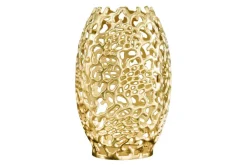 Riess-Ambiente Dekoration|Goldene Möbel > Filigrane Design Vase ABSTRACT LEAF gold 40cm Handarbeit
