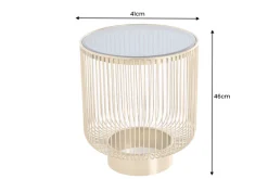 Riess-Ambiente Beistelltische|Goldene Möbel ><noscript><img width=