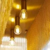 Riess-Ambiente Goldene Möbel|Hängelampen > Glamouröse Hängelampe ROYAL 80cm messing gold Metall Ketten-Design Hängeleuchte
