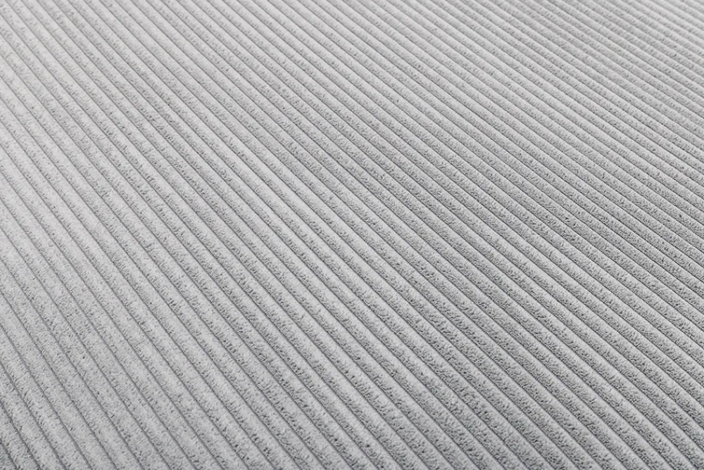 Riess-Ambiente Sitzhocker > Großer Sitzhocker HEAVEN 100cm hellgrau Cord Federkern Sofahocker abnehmbarer Bezug
