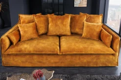 Riess-Ambiente Samt Möbel|Xxl Sofa ><noscript><img width=