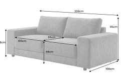 Riess-Ambiente 3-Sitzer Sofa ><noscript><img width=