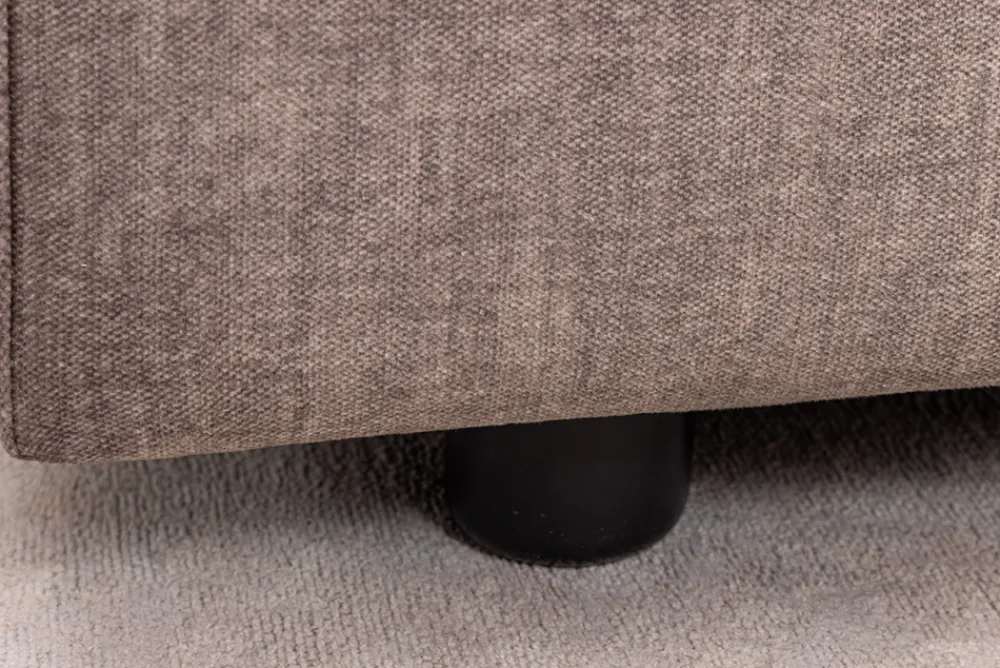 Riess-Ambiente Samt Möbel|3-Sitzer Sofa > Großes Sofa LOFT 210cm taupe Vogue Velours Samt 3-Sitzer Couch Taschenfederkern