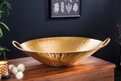Riess-Ambiente Goldene Möbel|Schalen ><noscript><img width=