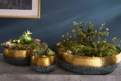 Riess-Ambiente Goldene Möbel|Schalen ><noscript><img width=